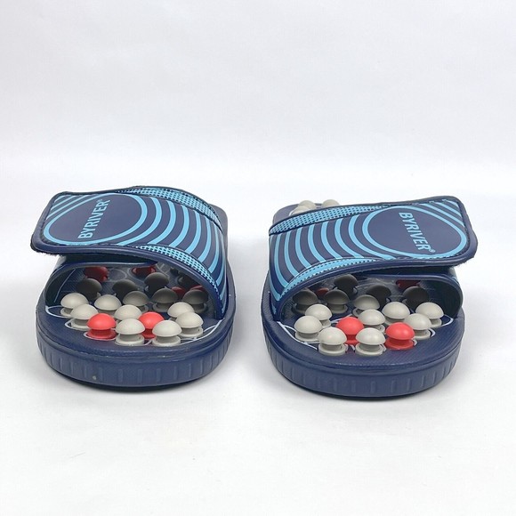 BYRIVER Acupressure Foot Massage Reflexology Slip-On Sandals Sz Small W9-11/M7-9 - Picture 5 of 15
